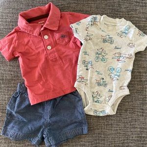 Carter’s 3 piece shorts outfit